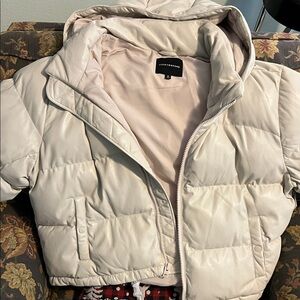 Lucky Brand Off-White Puffer Jacket
